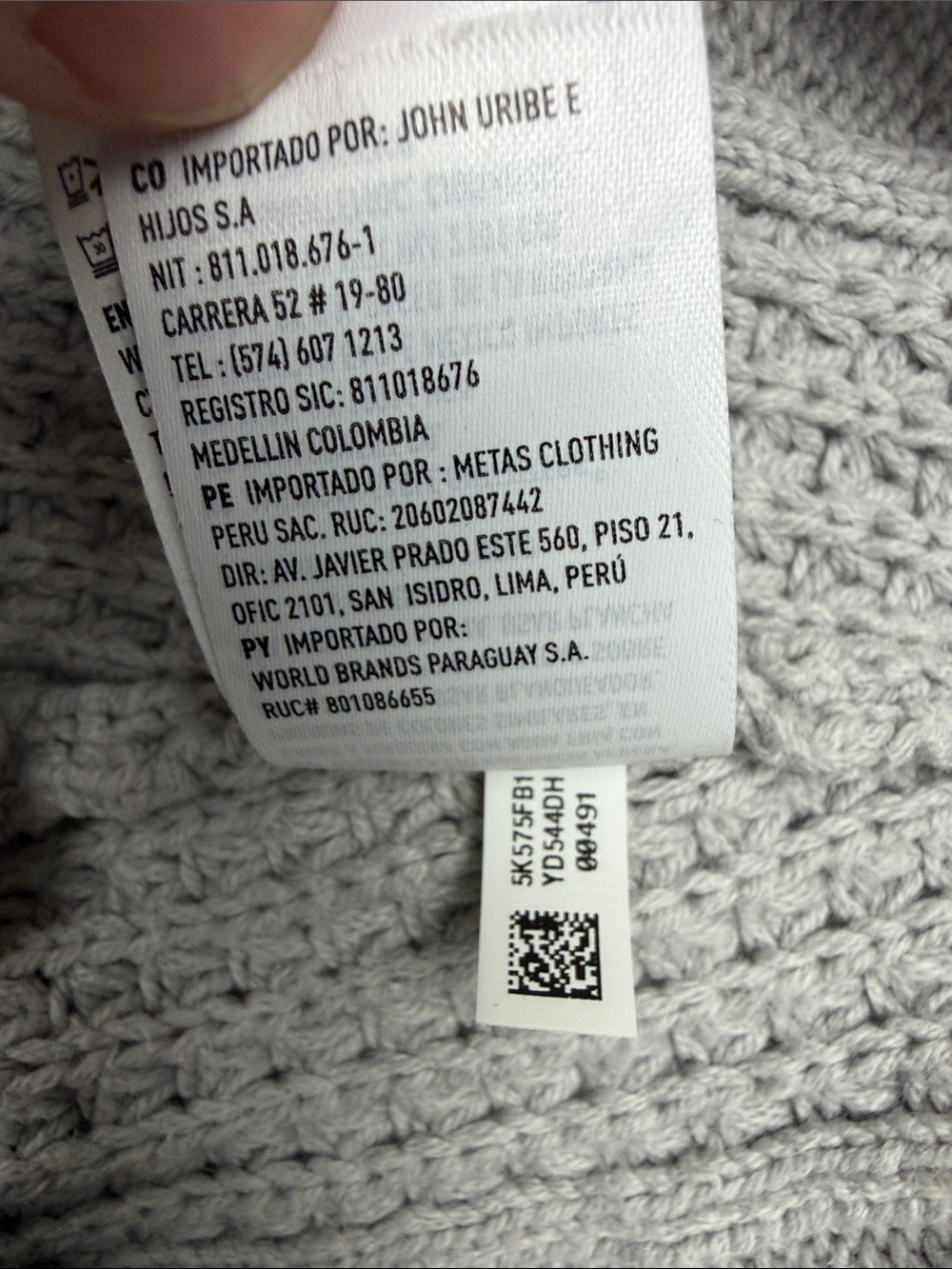 American Eagle Outfitters Gray Crewneck Sweater with Yellow Stripe Accents - Picture 8 of 10